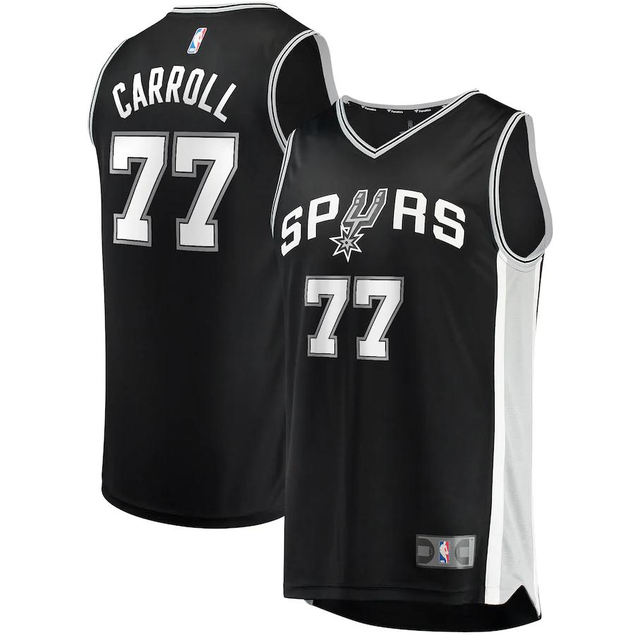 Demarre Carroll San Antonio Spurs Fanatics Branded Fast Break Replica Player Basketball Jersey - Icon Edition - Black