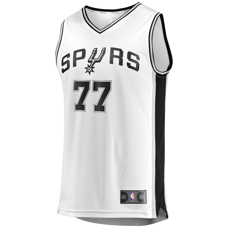Alternative view of Demarre Carroll San Antonio Spurs Fanatics Branded Fast Break Replica Player Basketball Jersey – Association Edition – White