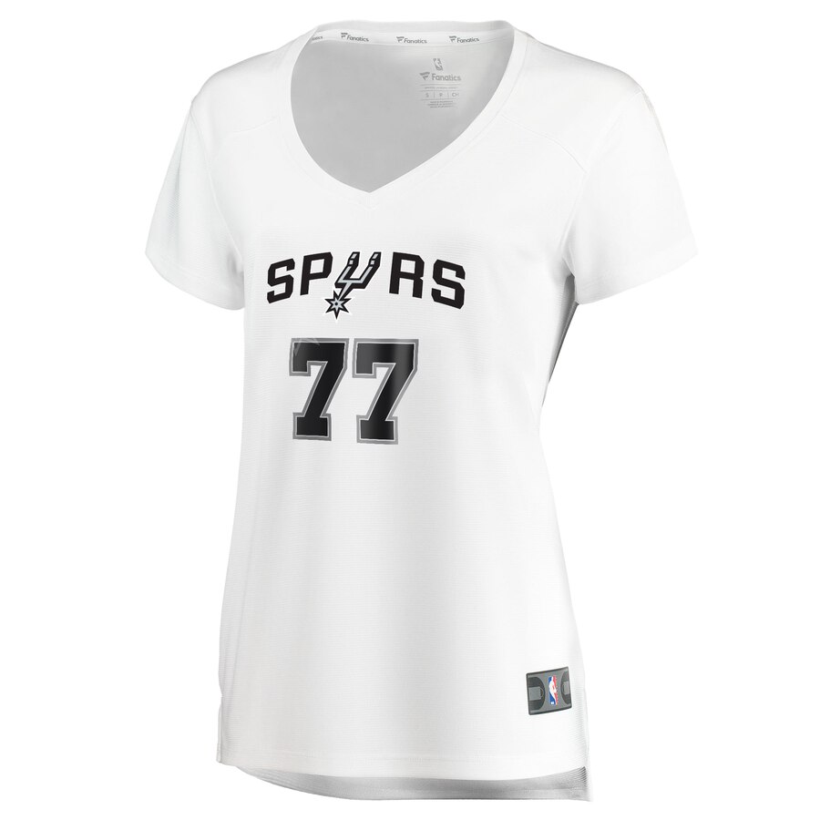 Alternative view of Demarre Carroll San Antonio Spurs Fanatics Branded Women's Fast Break Replica Player Basketball Jersey - Association Edition - White
