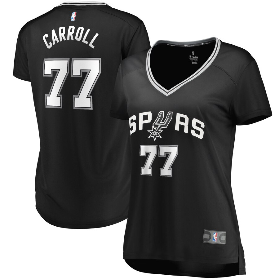Demarre Carroll San Antonio Spurs Fanatics Branded Women's Fast Break Replica Player Basketball Jersey - Icon Edition - Black