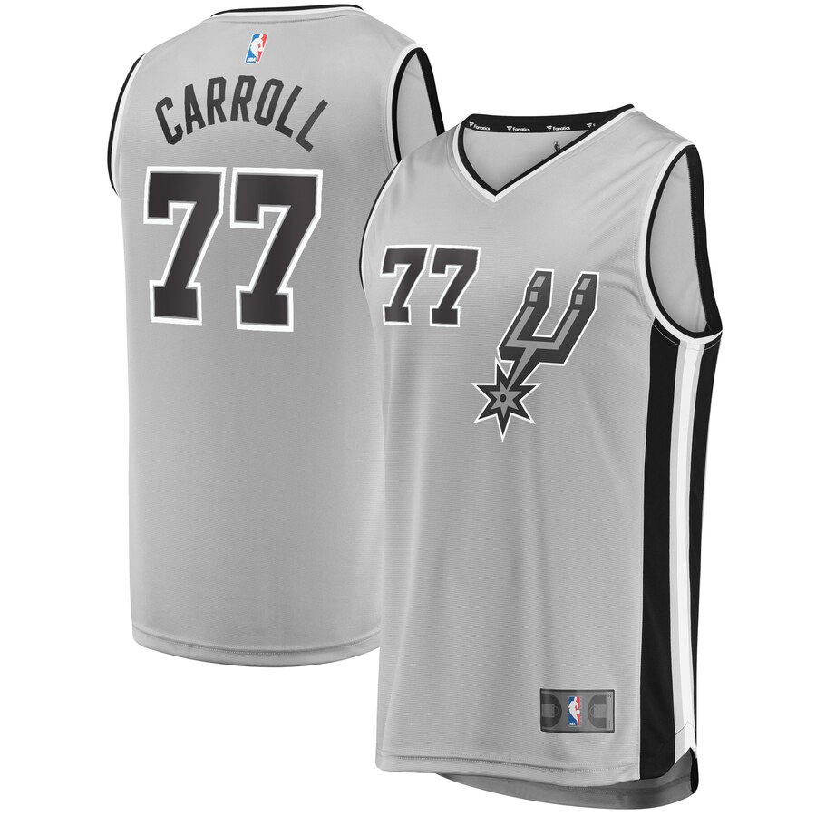 Demarre Carroll San Antonio Spurs Fanatics Branded Youth Fast Break Replica Player Basketball Jersey - Statement Edition - Silver