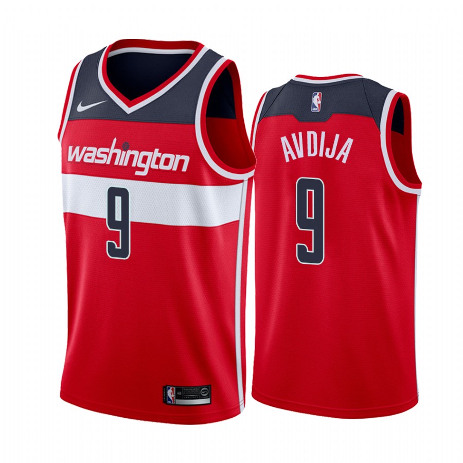 Deni Avdija Washington Wizards 2020-21 Red Icon Jersey 2020 Nba Draft