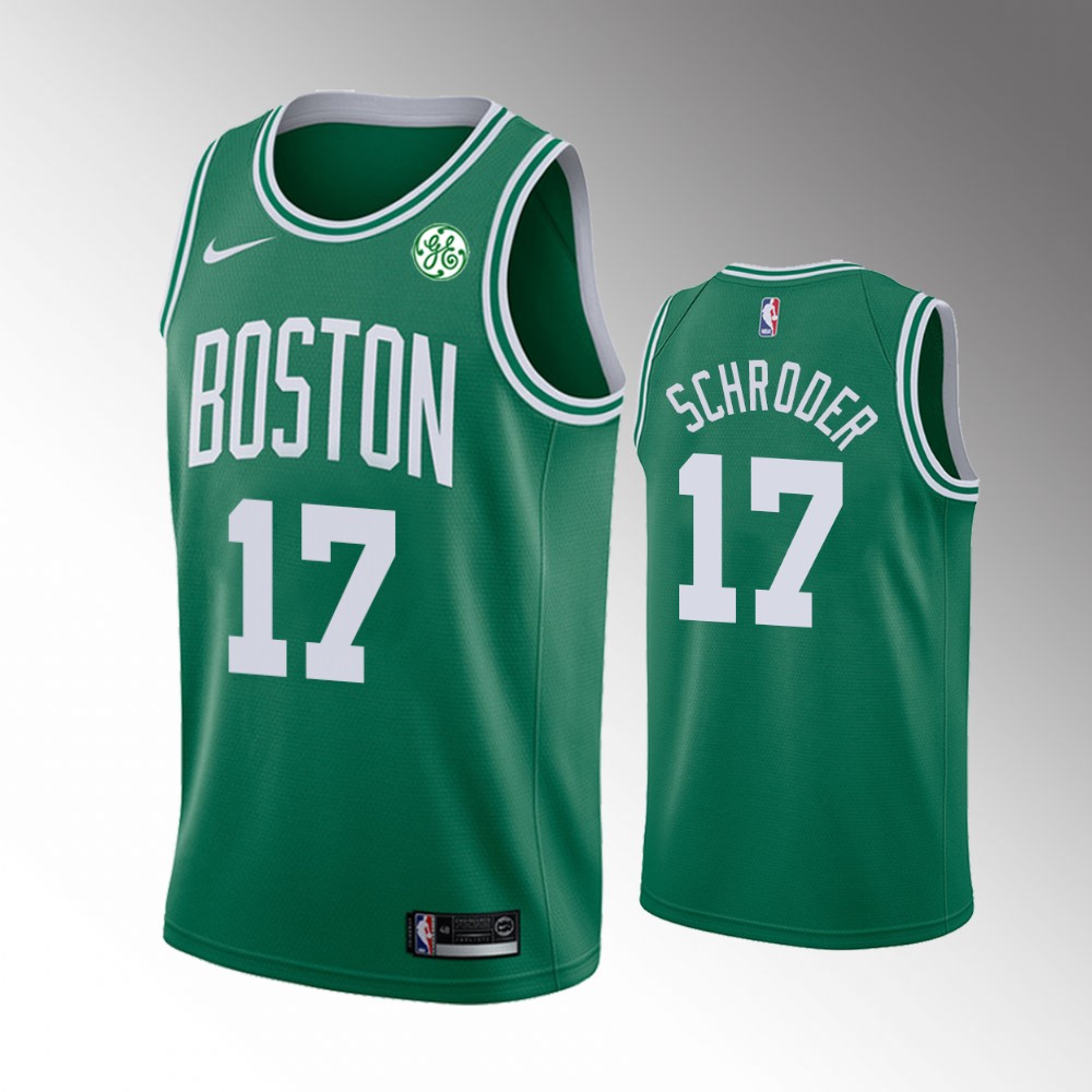 Dennis Schroder Boston Celtics 2021 Icon Edition Green 2021 Trade Basketball Jersey