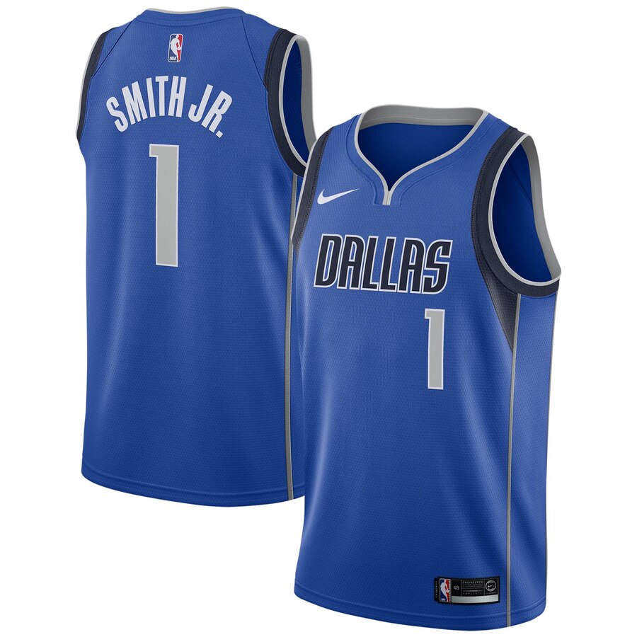 Dennis Smith Dallas Mavericks Swingman Basketball Jersey Blue - Icon Edition
