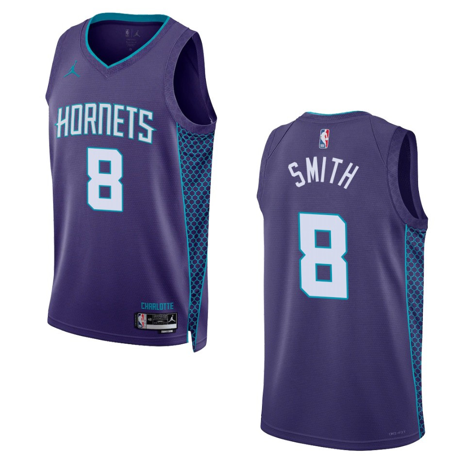 Dennis Smith Statement Edition Charlotte Hornets 2022-23 Purple Swingman Basketball Jersey