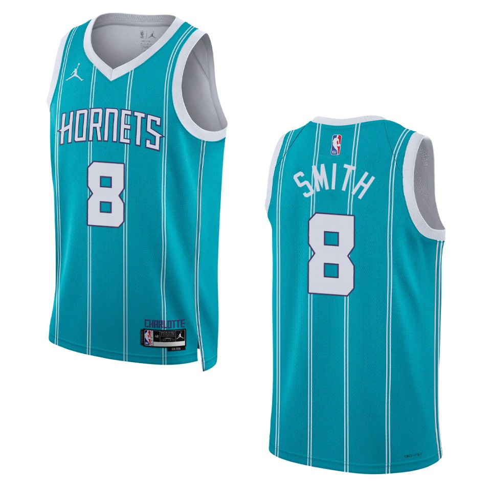 Dennis Smith Teal Icon Edition 2022-23 Charlotte Hornets Swingman Basketball Jersey