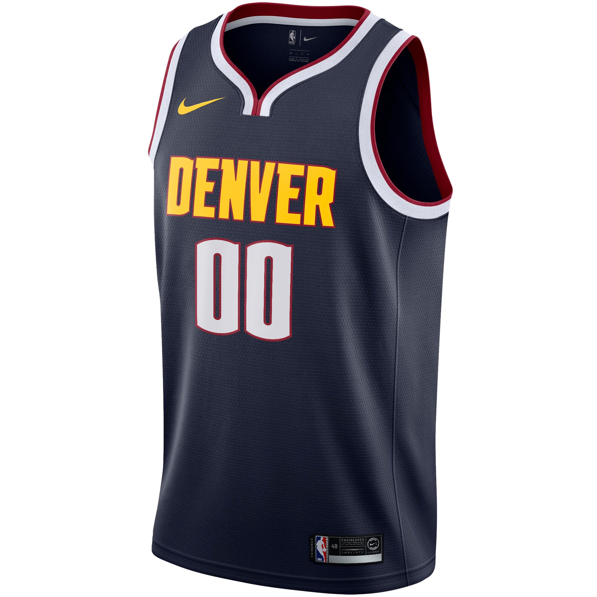 Denver Nuggets Icon Swingman Basketball Jersey - Custom - Youth - JS863 