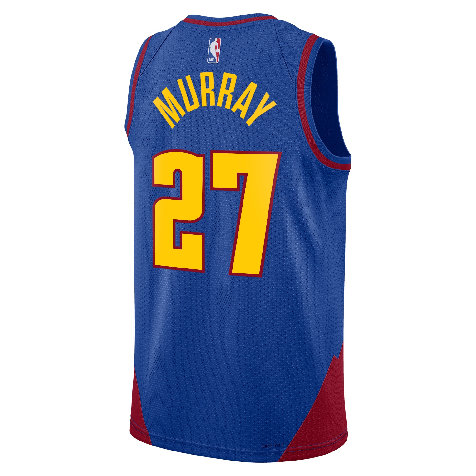 Alternative view of Denver Nuggets Jordan Statement Edition Swingman Basketball Jersey - Blue - Jamal Murray - Unisex - JS273 