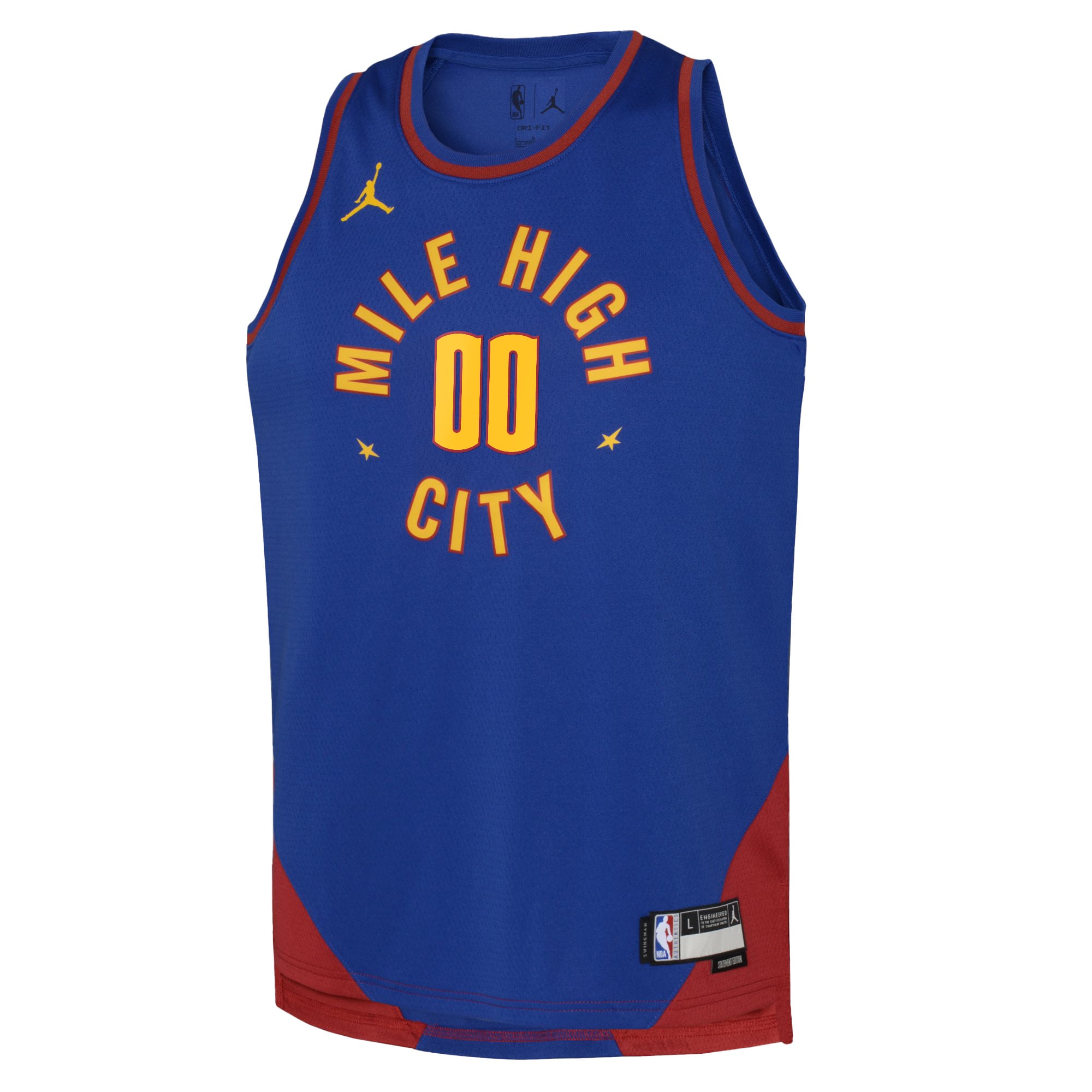 Denver Nuggets Jordan Statement Swingman Basketball Jersey 22 - Custom - Youth - JS346 