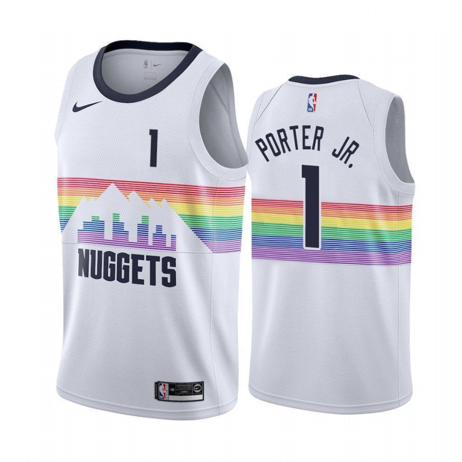 Denver Nuggets Michael Porter Jr. 1 City Edition Men Basketball Jersey - JS670 