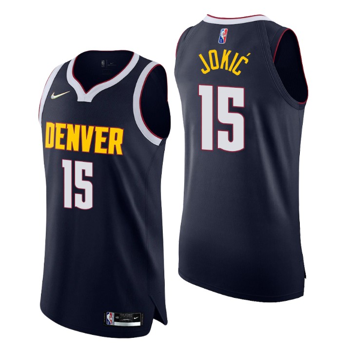 Denver Nuggets Nikola Jokic 2021-22 75th Anniversary Authentic Basketball Jersey Icon