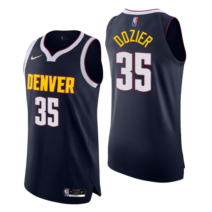 Denver Nuggets Pj Dozier 2021-22 75th Anniversary Authentic Basketball Jersey Icon