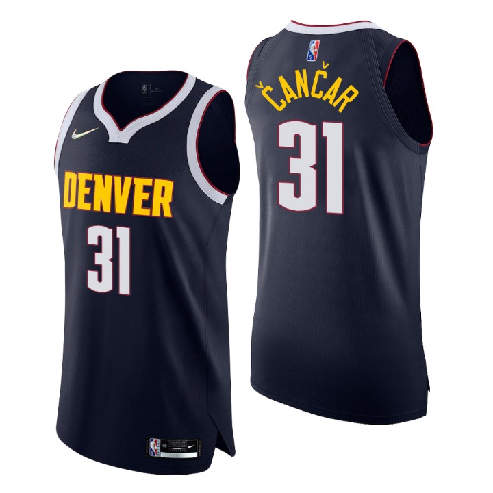Denver Nuggets Vlatko Cancar 2021-22 75th Anniversary Authentic Basketball Jersey Icon