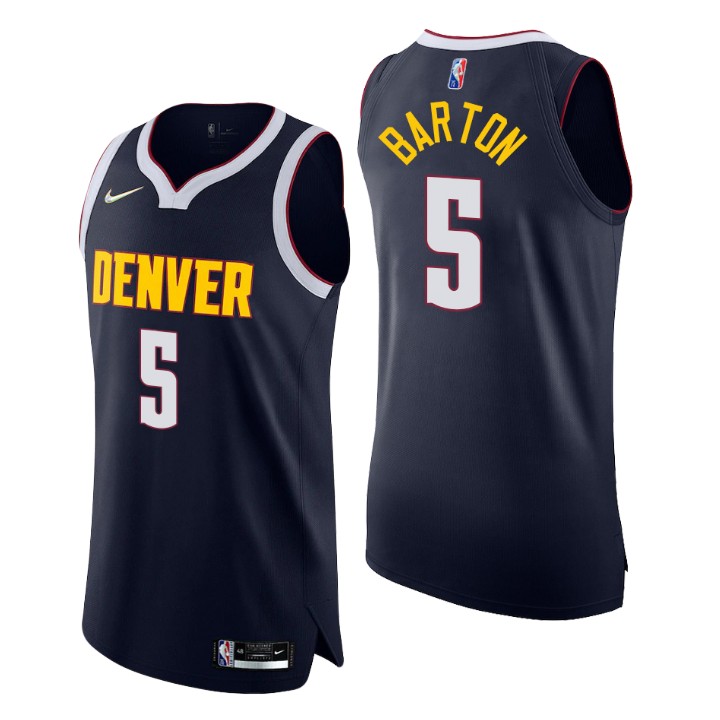 Denver Nuggets Will Barton 2021-22 75th Anniversary Authentic Basketball Jersey Icon