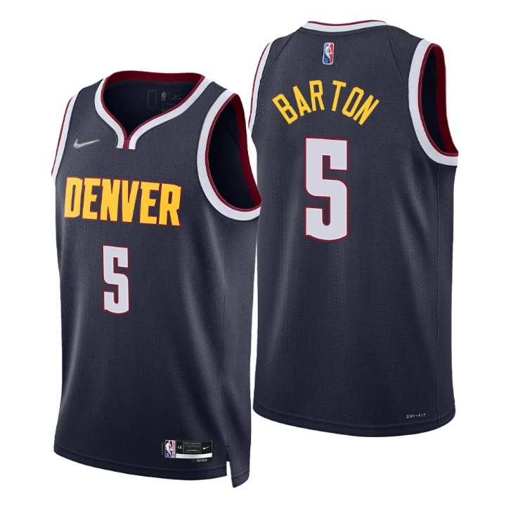 Denver Nuggets Will Barton 75th Anniversary Icon Basketball Jersey