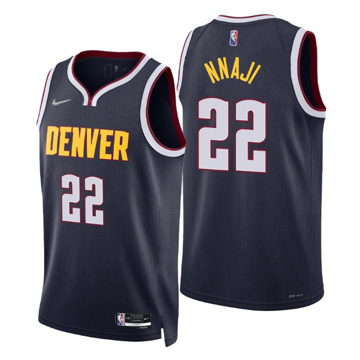 Denver Nuggets Zeke Nnaji 75th Anniversary Icon Basketball Jersey