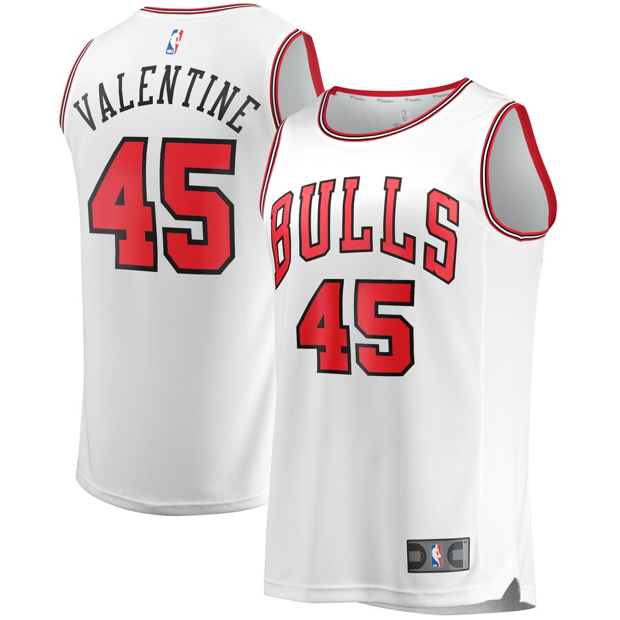 Denzel Valentine Chicago Bulls Fanatics Branded Youth Fast Break Player Basketball Jersey - Association Edition - White