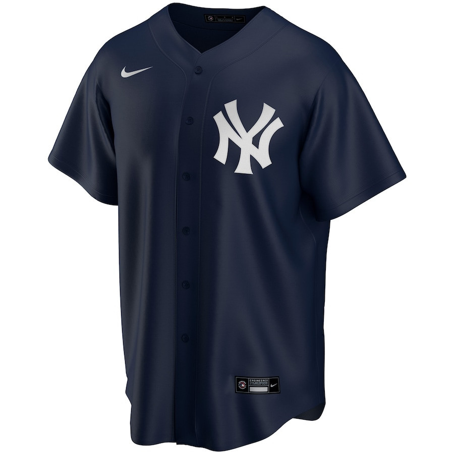 Alternative view of Derek Jeter 2 New York Yankees Alternate Men Baseball Jersey - Navy 