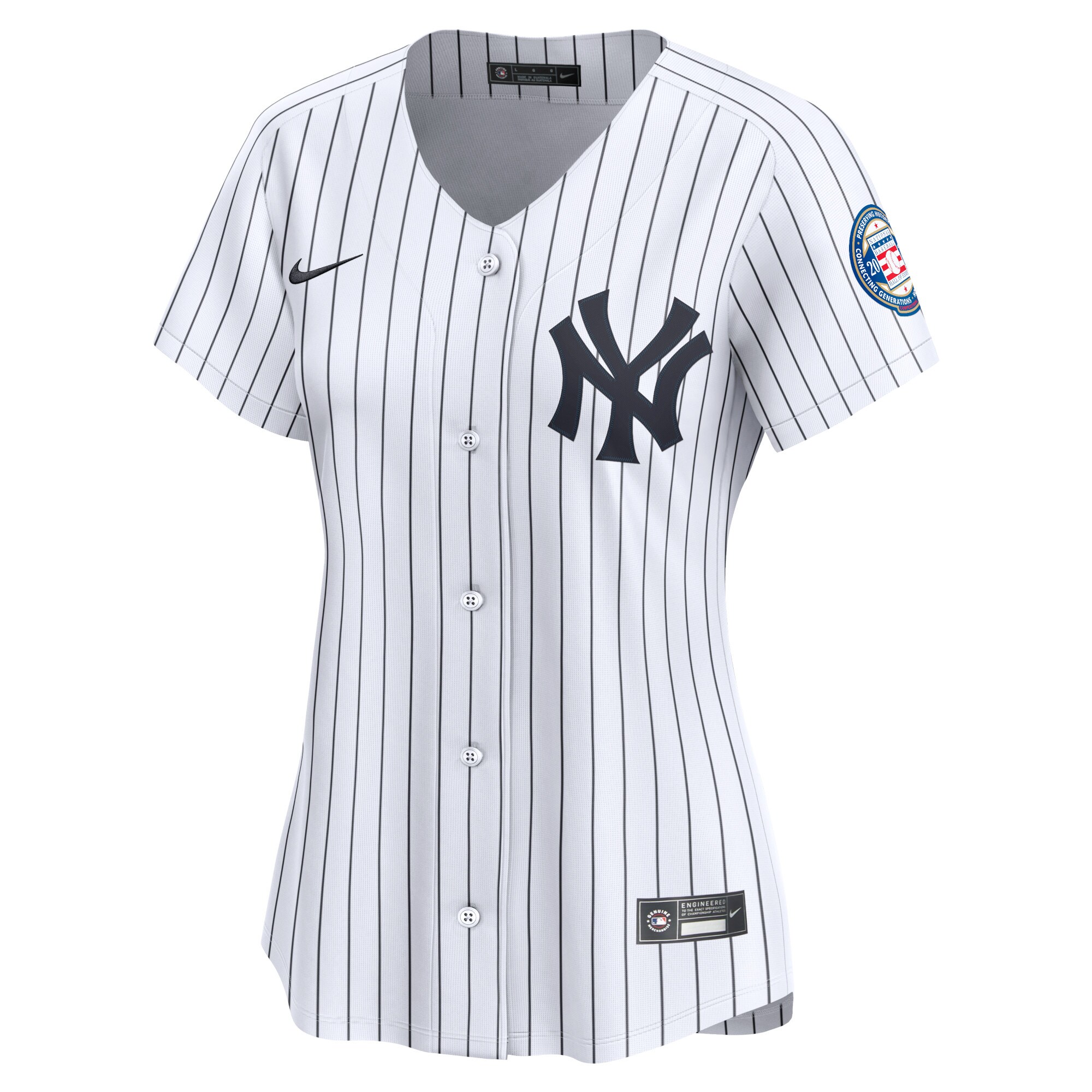 Alternative view of Derek Jeter New York Yankees Women's Home Limited Player Baseball Jersey - White