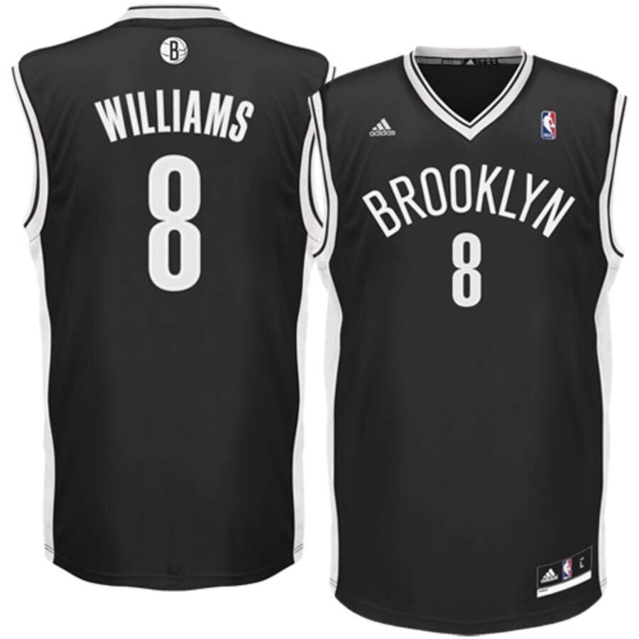Deron Williams Brooklyn Nets Adidas Replica Road Jersey - Black