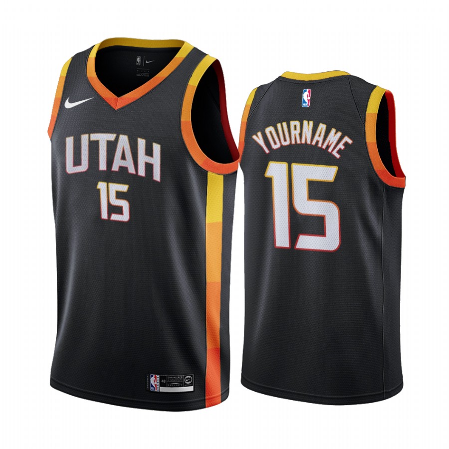 Derrick Favors Utah Jazz 2020-21 Black City Basketball Jersey 2020 Trade
