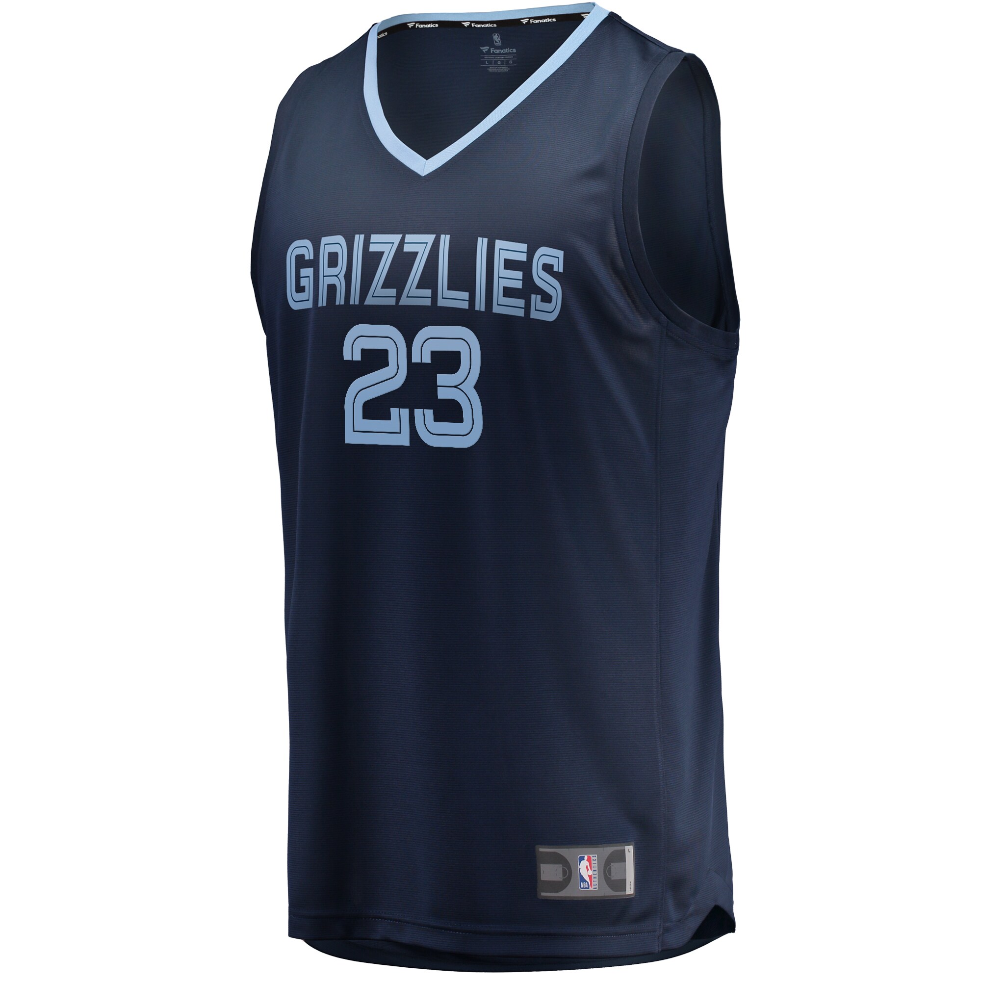Alternative view of Derrick Rose Memphis Grizzlies Fanatics Youth Fast Break Player Basketball Jersey - Icon Edition - Navy