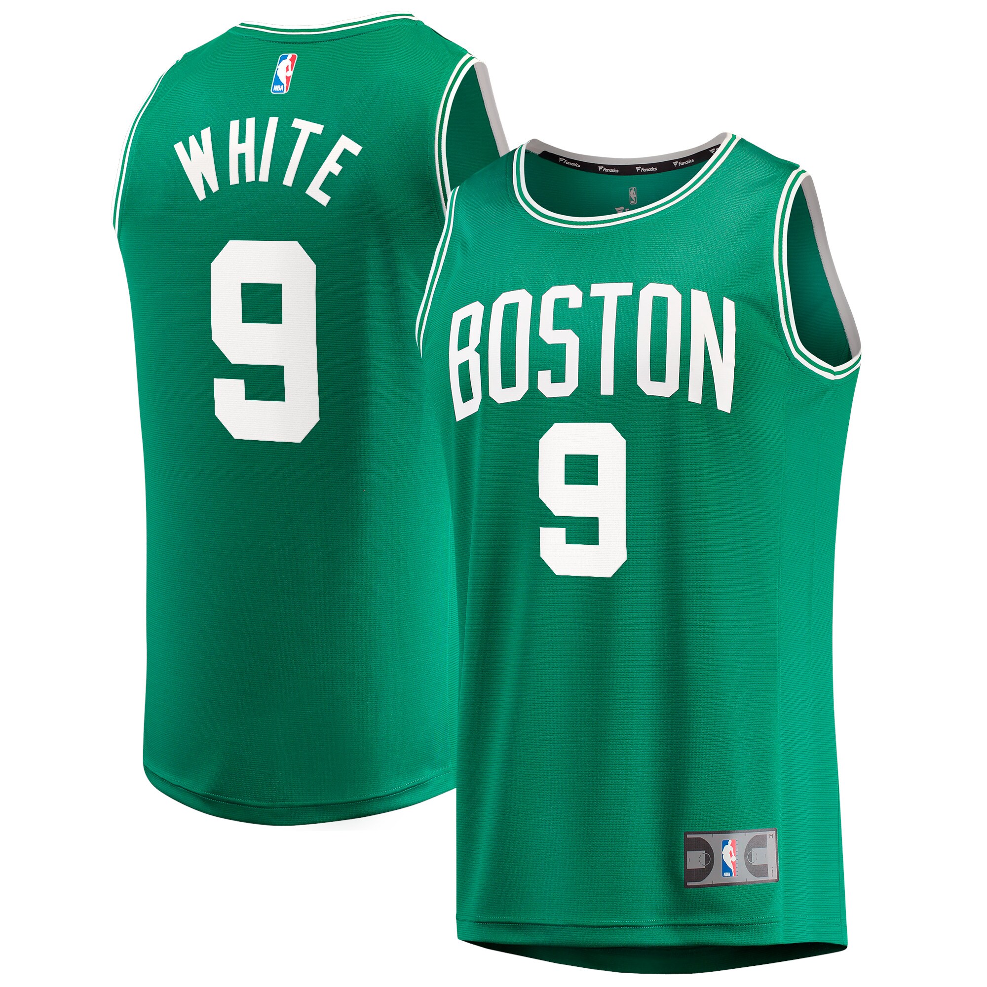 Alternative view of Derrick White Boston Celtics Fanatics Branded 2021/22 Fast Break Replica Basketball Jersey - Icon Edition - Kelly Green