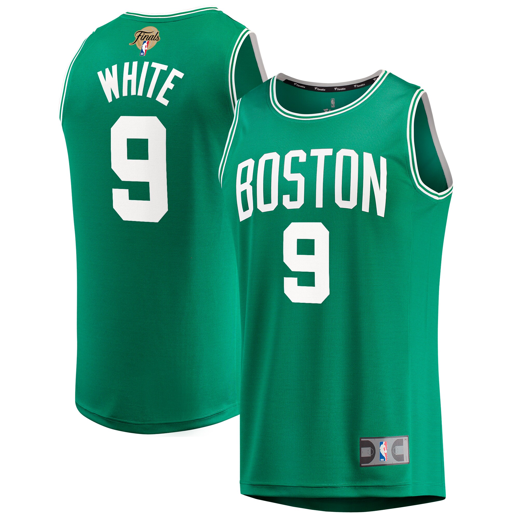 Derrick White Boston Celtics Fanatics Youth 2024 Nba Finals Fast Break Replica Player Basketball Jersey - Icon Edition - Kelly Green