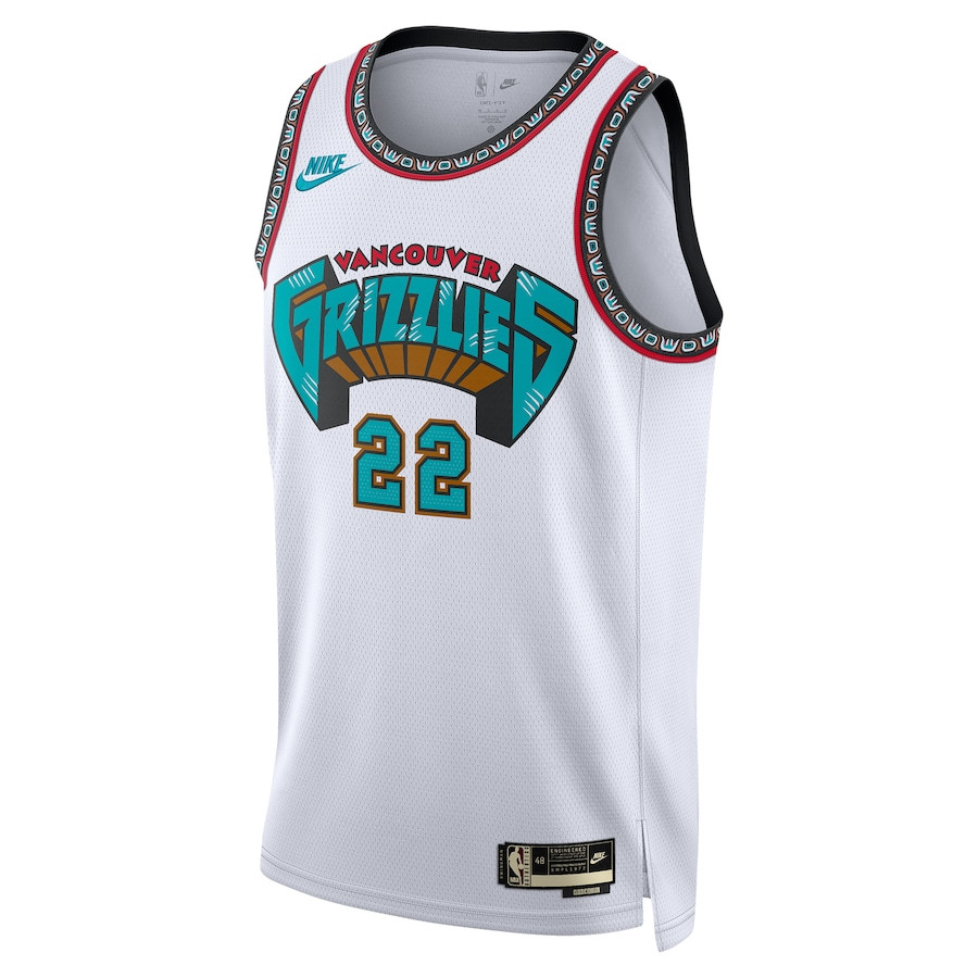 Alternative view of Desmond Bane 22 Memphis Grizzlies Unisex 2024/25 Swingman Basketball Jersey - White - Classic Edition - JS208 