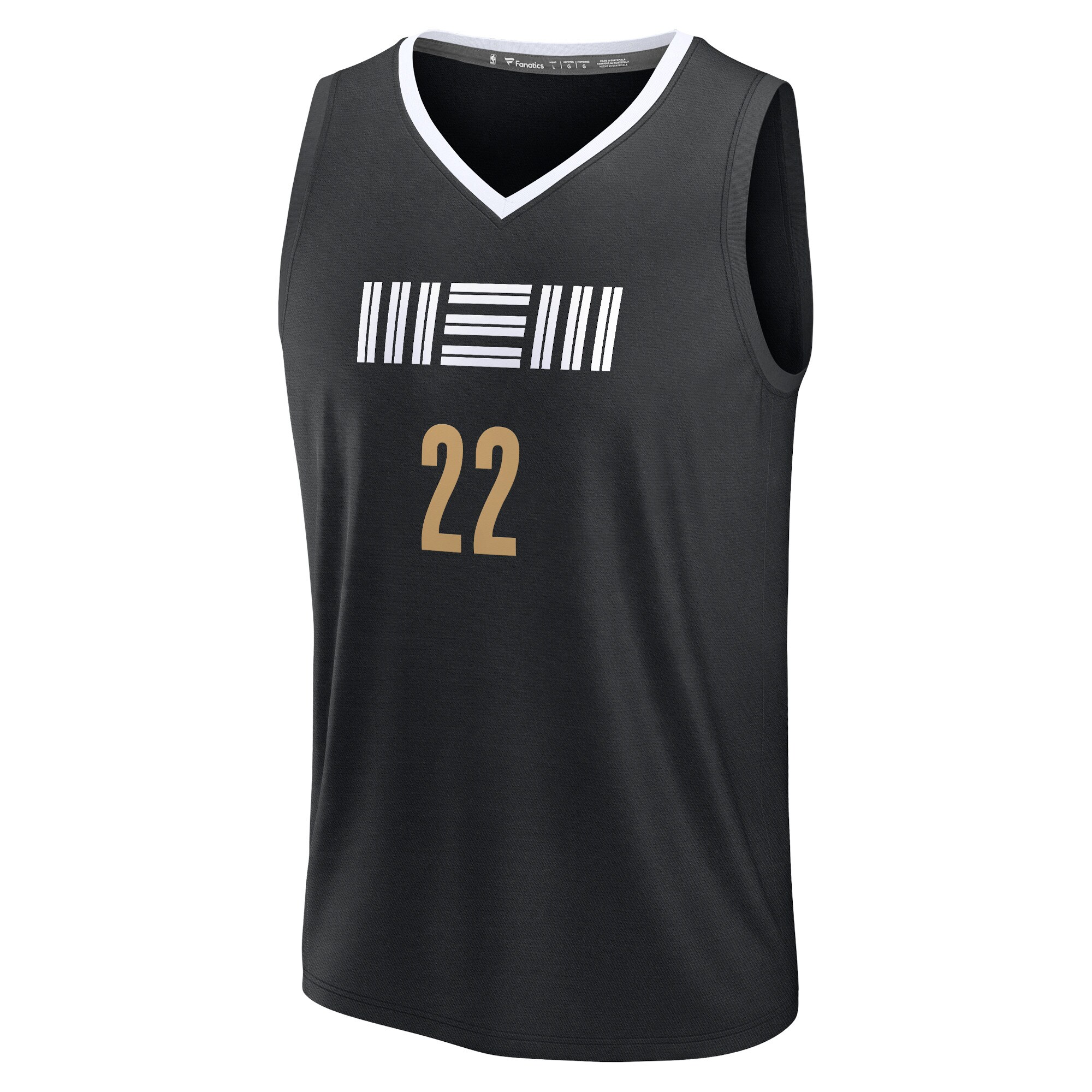 Alternative view of Desmond Bane Memphis Grizzlies Fanatics Fast Break Basketball Jersey – Black – City Edition