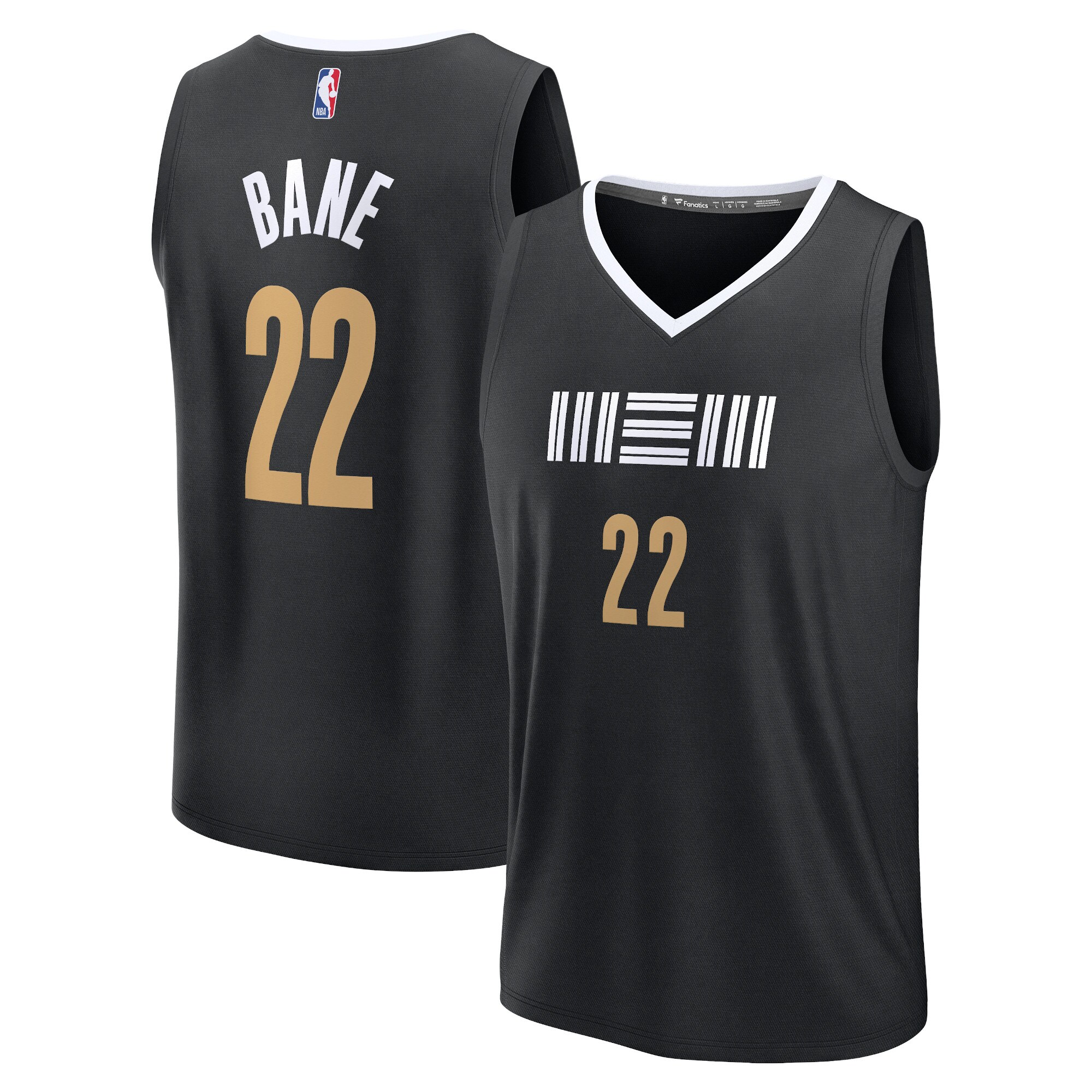 Desmond Bane Memphis Grizzlies Fanatics Fast Break Basketball Jersey – Black – City Edition