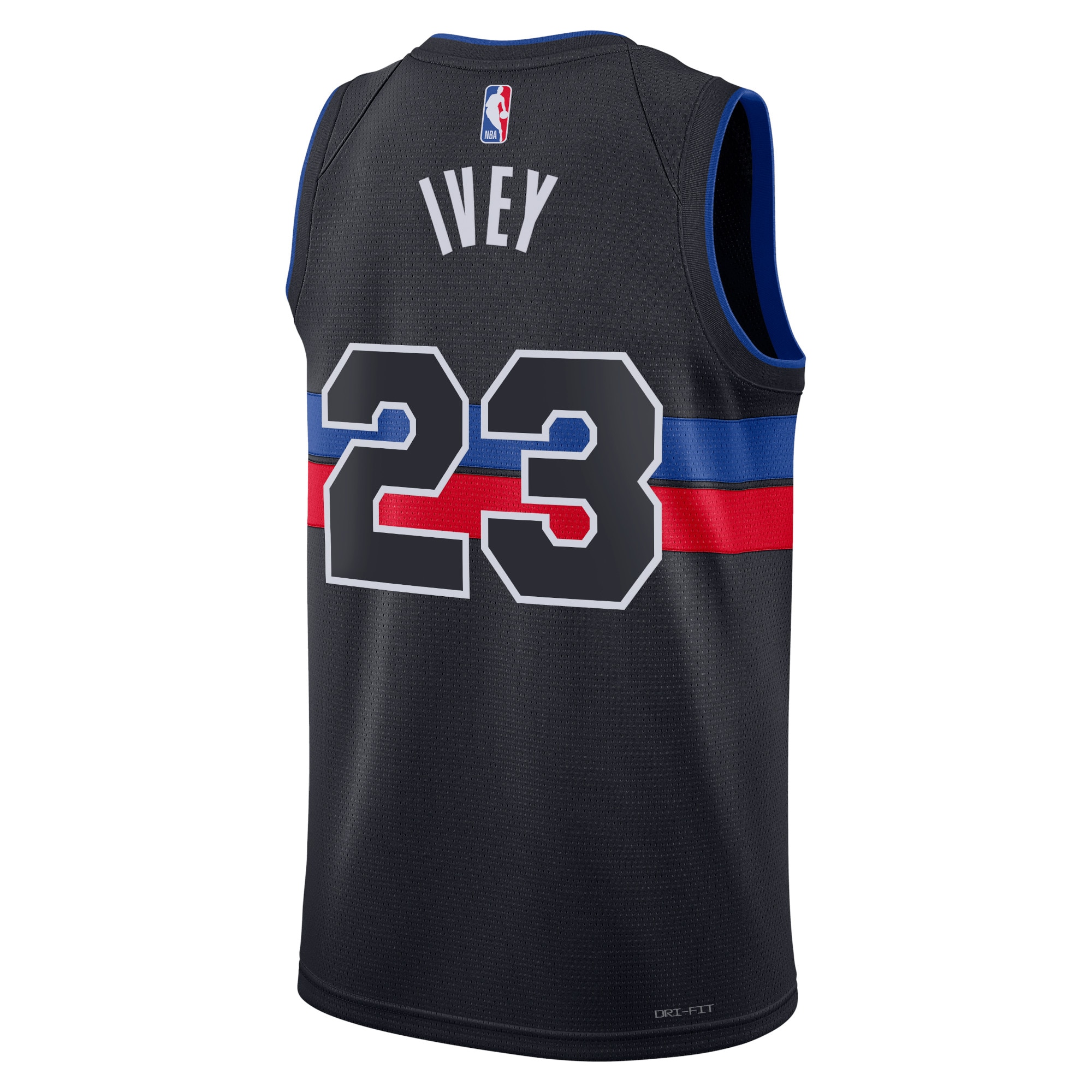 Alternative view of Detroit Pistons Jordan Statement Edition Swingman Basketball Jersey - Blue - Jaden Ivey - Unisex - JS227 