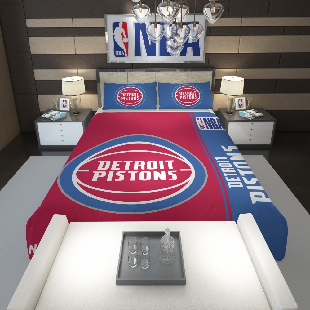 Detroit Pistons NBA Basketball Comforter - Custom Bedding Set