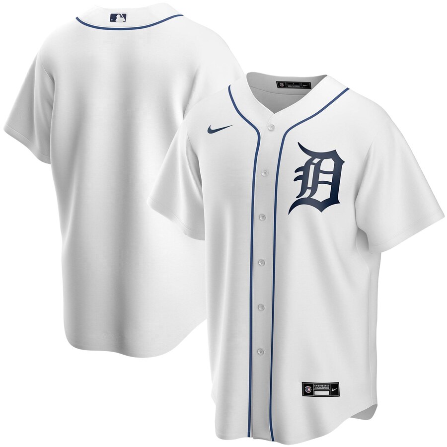 Detroit Tigers Home 2020 Replica Team Jersey ÃƒÂ¢Ã¢â€šÂ¬Ã¢â‚¬Å“ White
