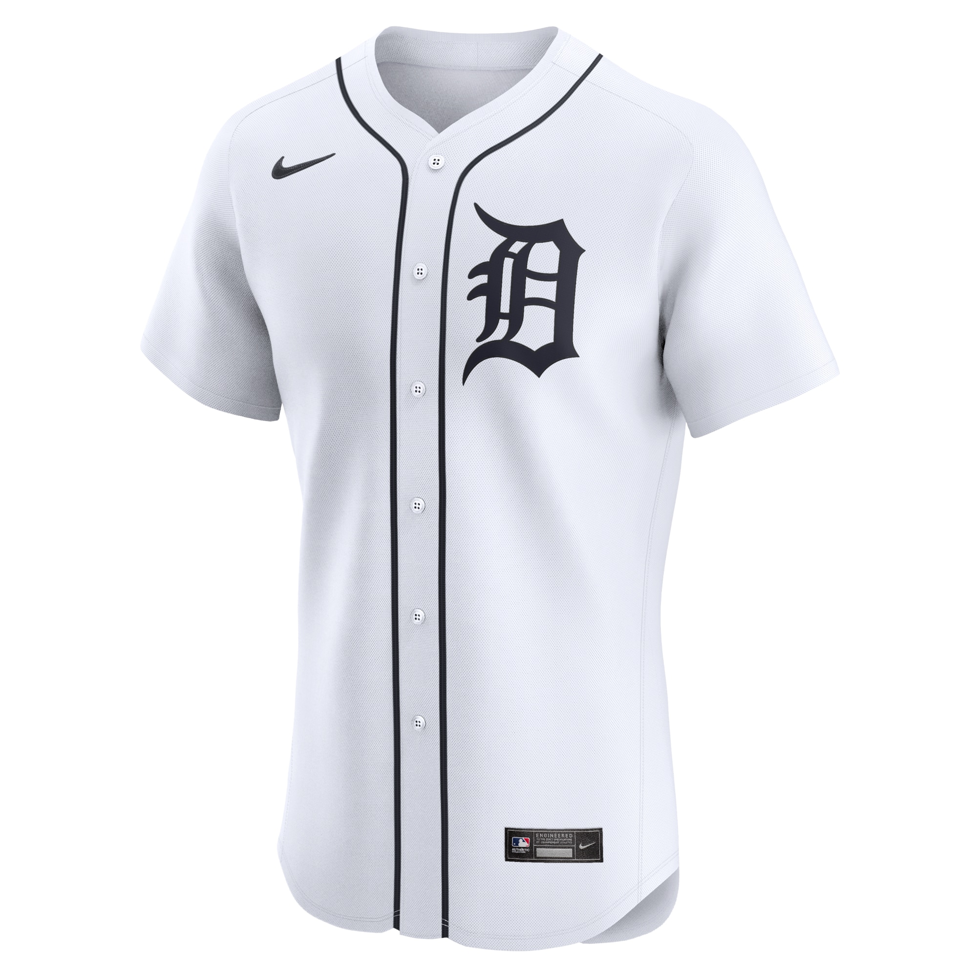 Alternative view of Detroit Tigers Home Elite Jersey - White