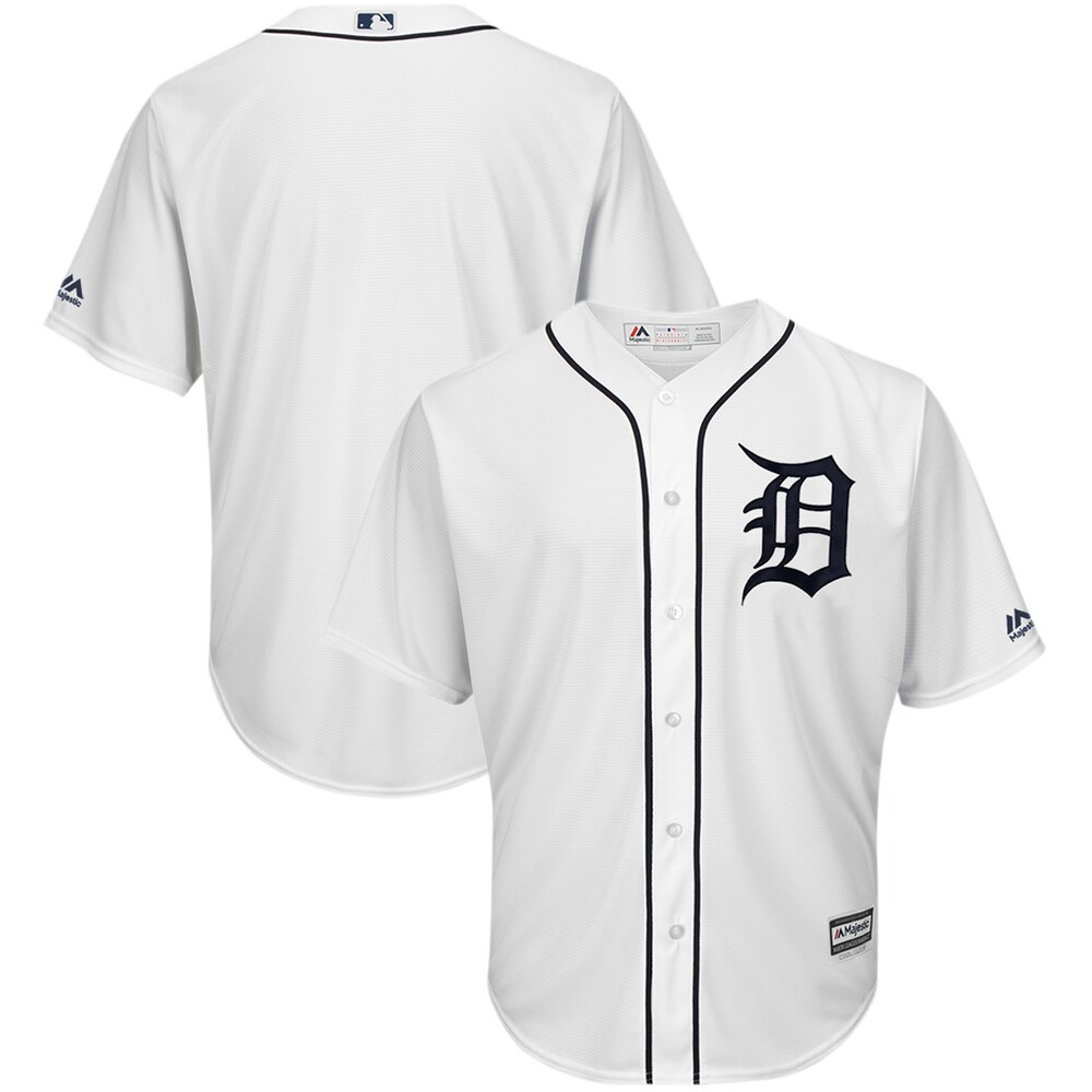 Detroit Tigers Majestic Official Cool Base Team Baseball Jersey - White