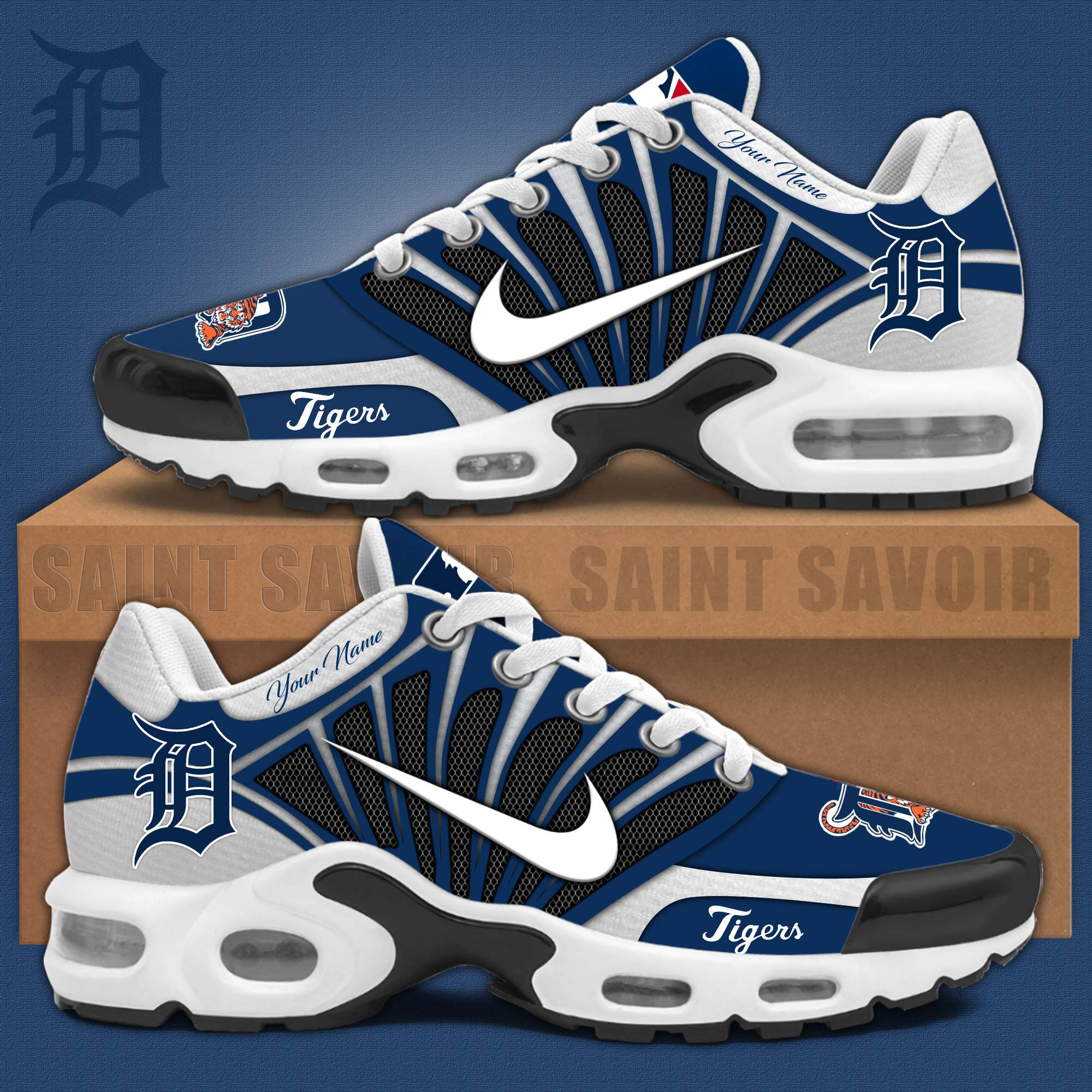 Detroit Tigers Mlb Air Max Plus Shoes