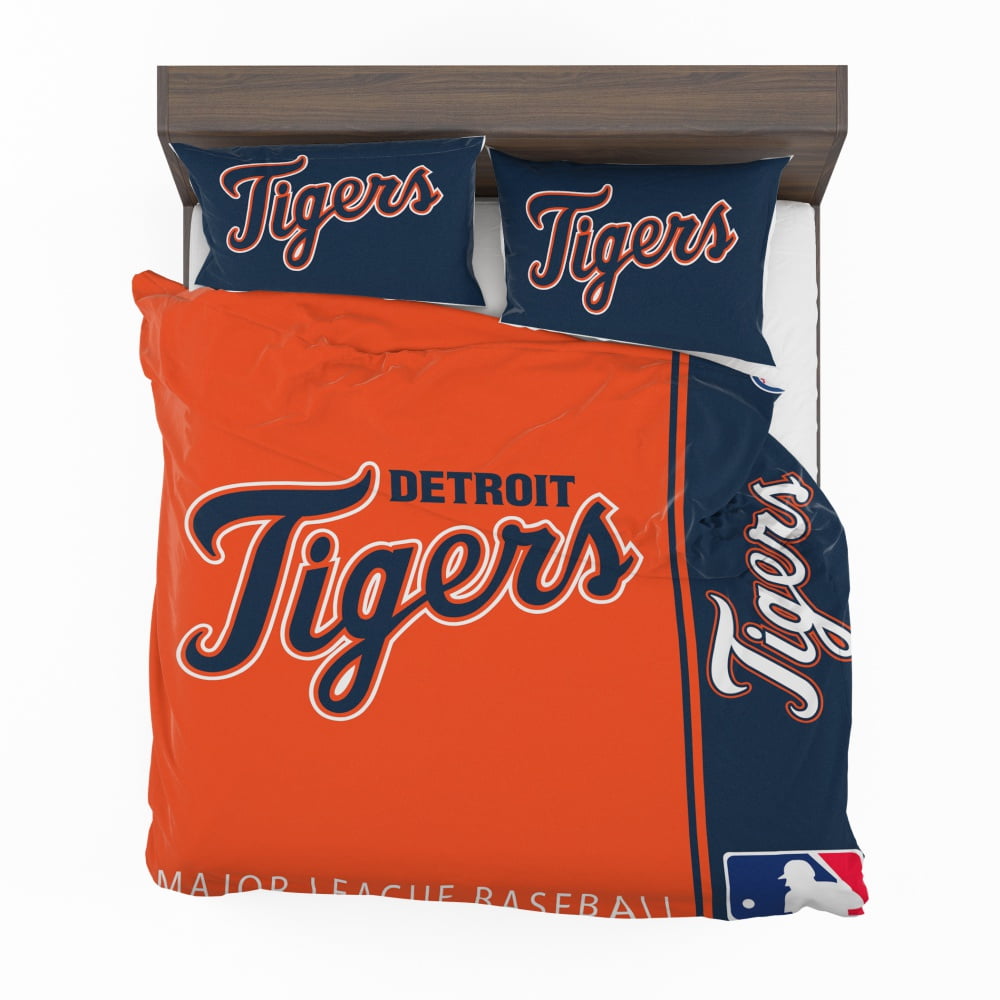 Alternative view of Detroit Tigers MLB Baseball American League Bedding Set - Custom Bedding Set