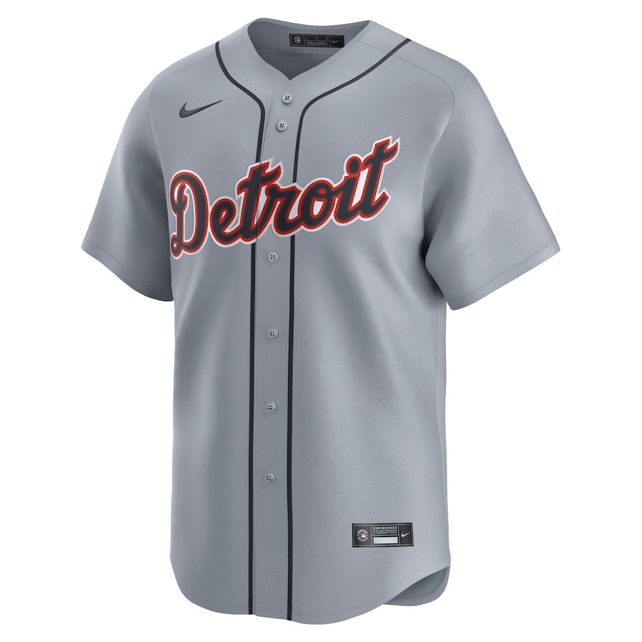 Alternative view of Detroit Tigers Road Limited Men Jersey - Gray