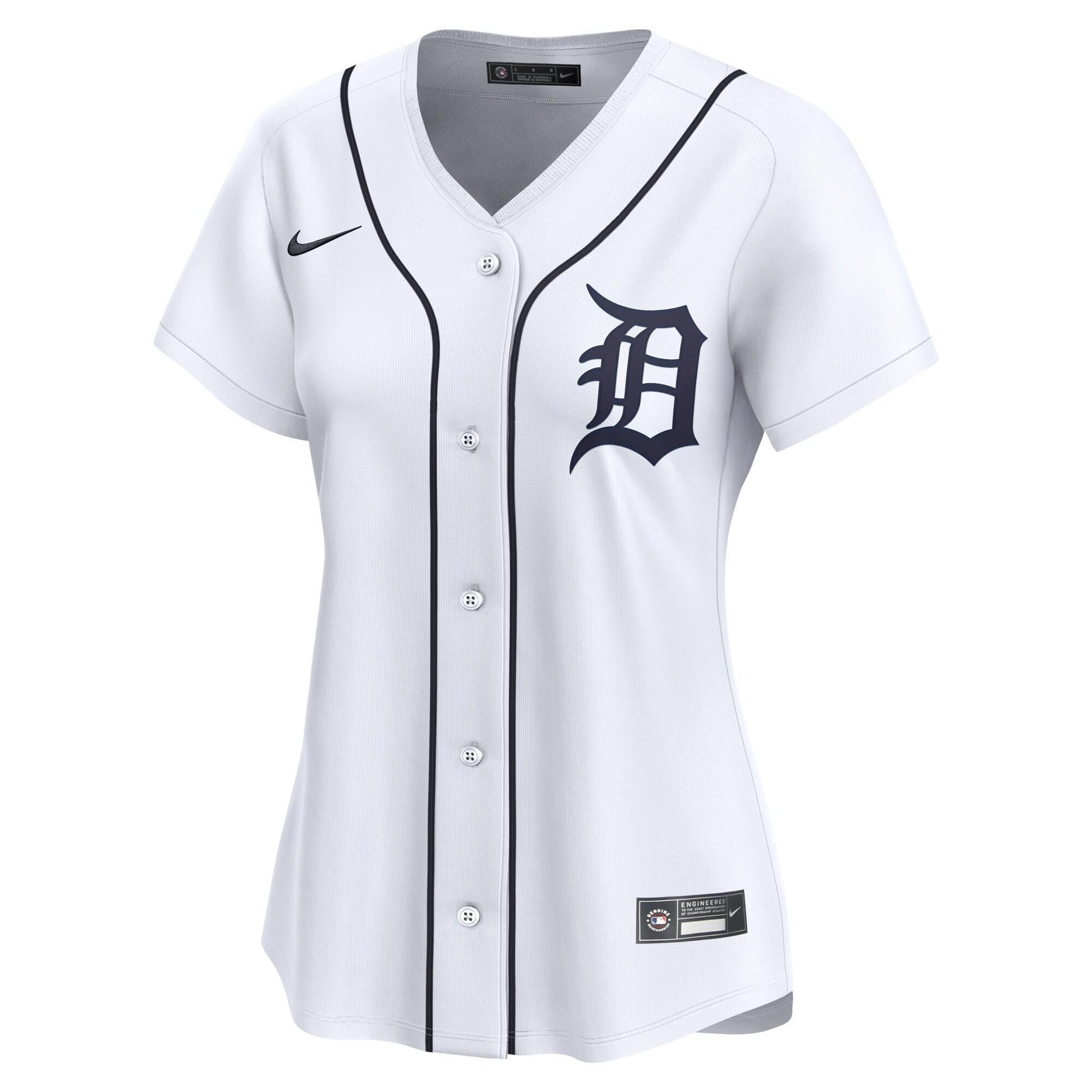 Alternative view of Detroit Tigers Women's #1 Mom Home Limited Jersey - White