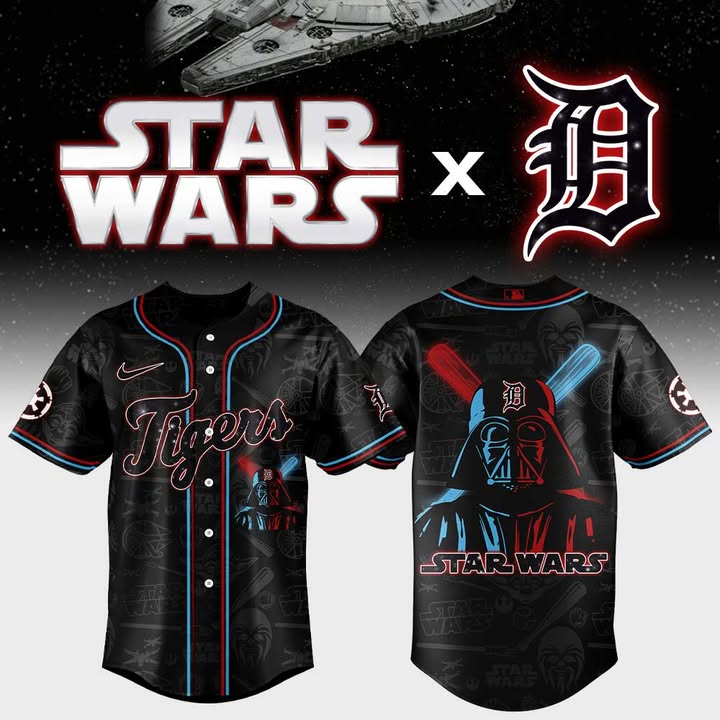 Detroit Tigers X Star Wars Custom Baseball Jersey Mlb