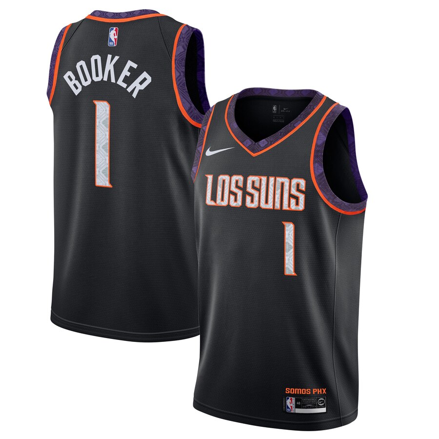 Devin Booker Phoenix Suns 2019/20 Finished City Edition Swingman Jersey - Black