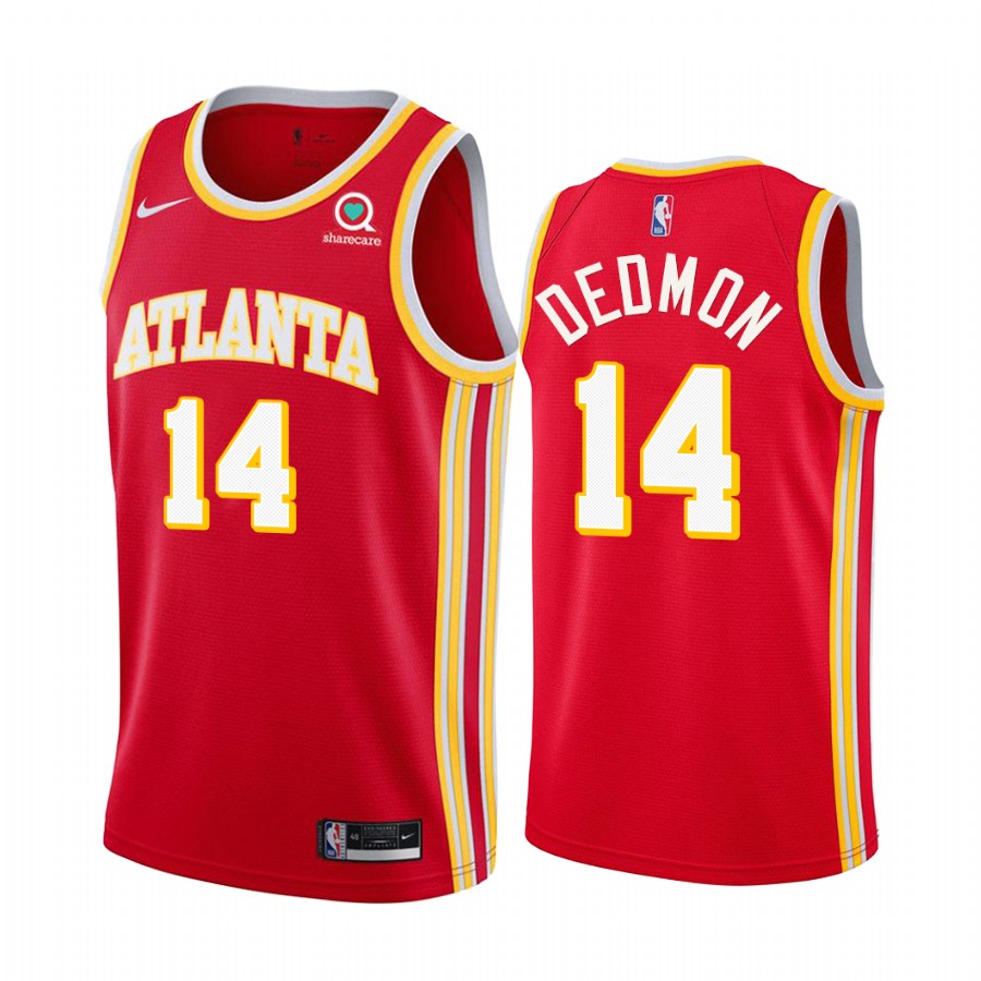 Dewayne Dedmon Atlanta Hawks Red Icon Edition 2020-21 Basketball Jersey