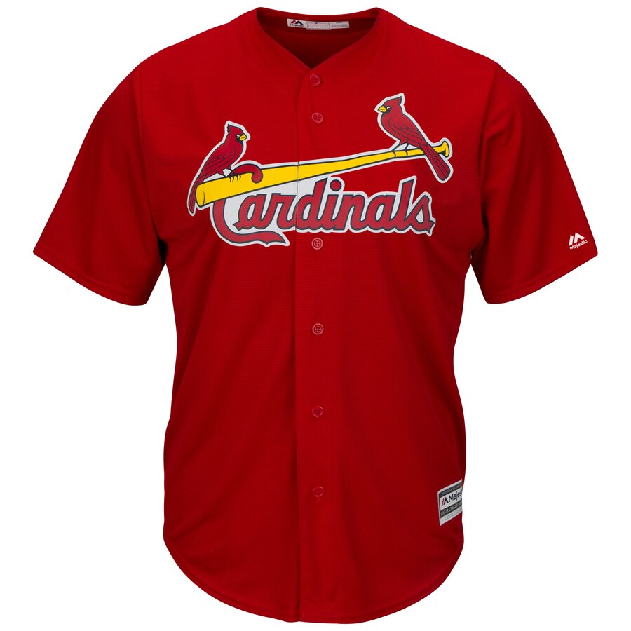Alternative view of Dexter Fowler St. Louis Cardinals Majestic Alternate Cool Base Baseball Jersey - Red