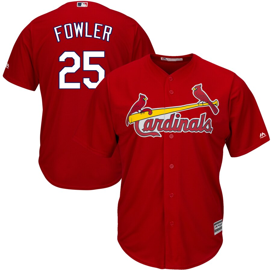 Dexter Fowler St. Louis Cardinals Majestic Alternate Cool Base Baseball Jersey - Red