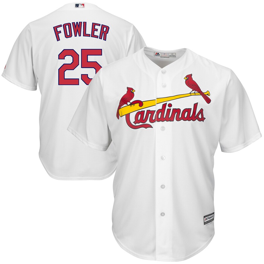 Dexter Fowler St. Louis Cardinals Majestic Home Cool Base Baseball Jersey - White