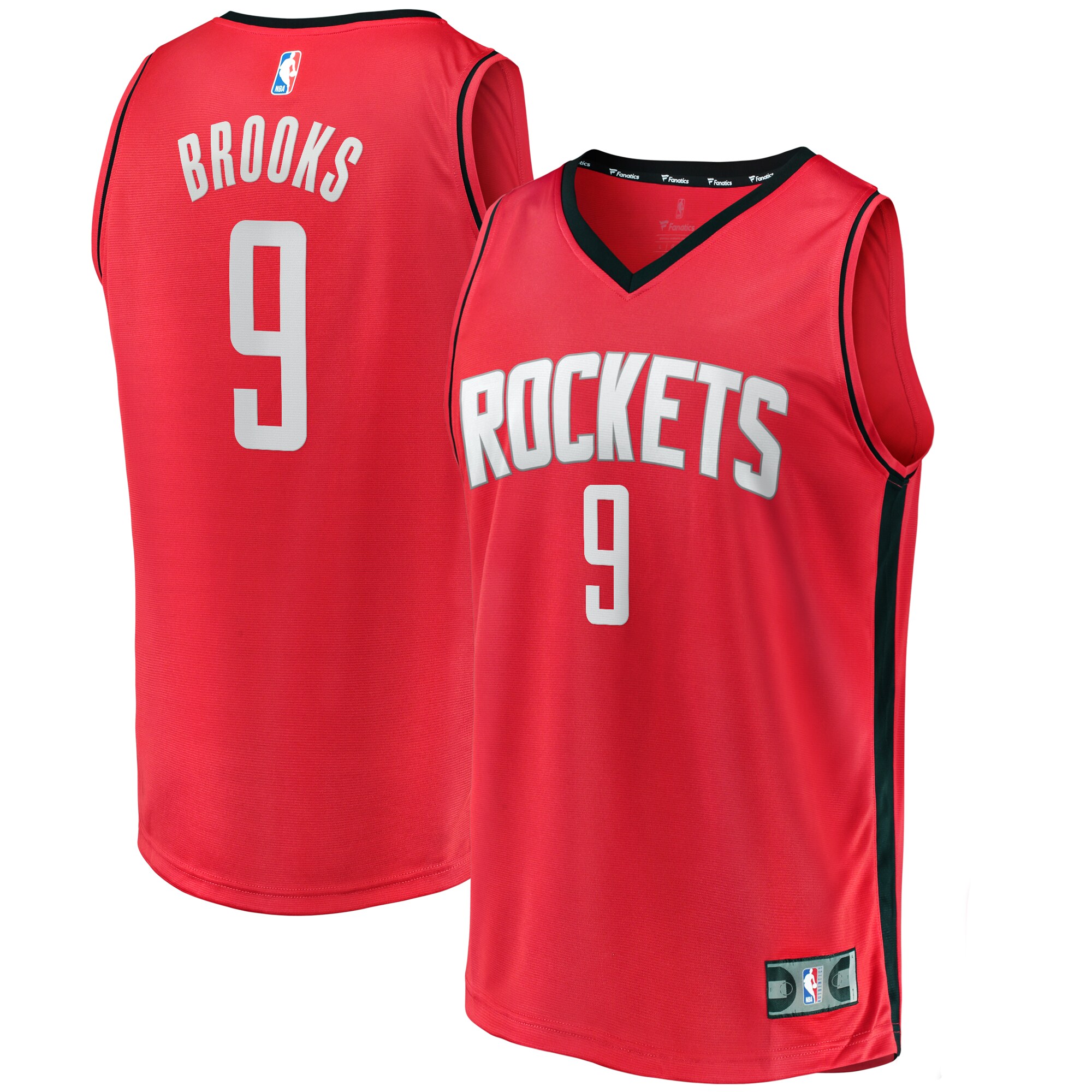 Dillon Brooks Houston Rockets Fanatics Fast Break Replica Player Basketball Jersey - Icon Edition - Red
