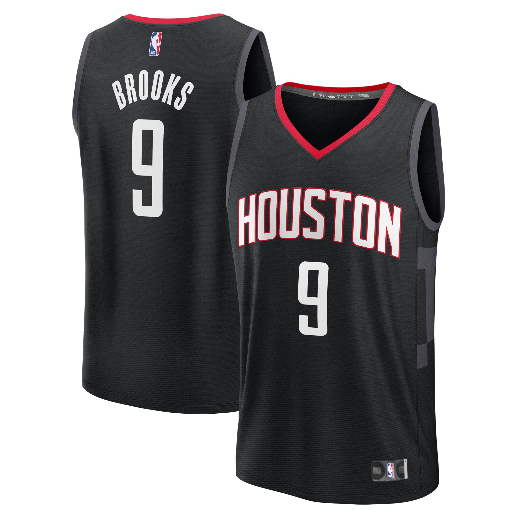 Dillon Brooks Houston Rockets Fanatics Youth Fast Break Replica Player Basketball Jersey - Statement Edition - Black