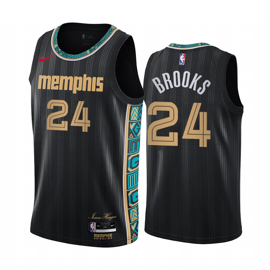 Dillon Brooks Memphis Grizzlies 2020-21 Black City Basketball Jersey New Uniform