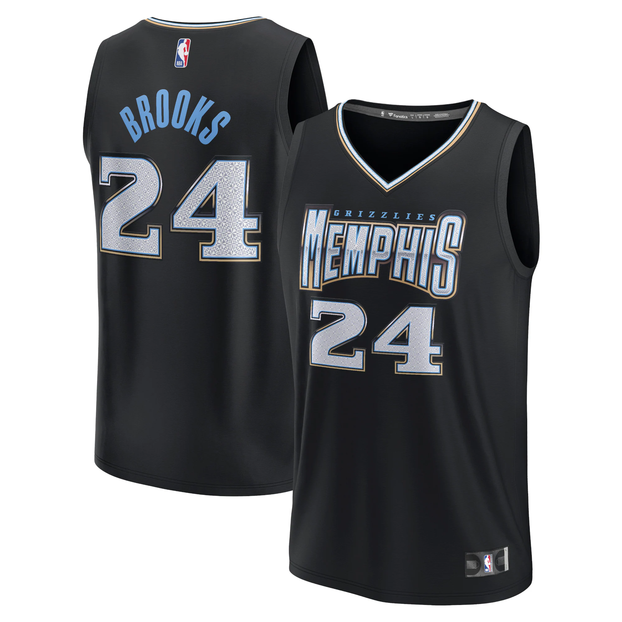 Dillon Brooks Memphis Grizzlies Fanatics Branded 2022/23 Fastbreak Basketball Jersey - City Edition - Black